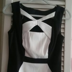 Black and White Dress